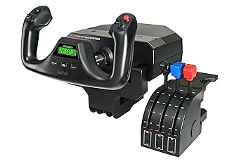 【値下げ】Logitech Flight Yoke System Flight Simulator Yoke System with Throttle Quadrant
